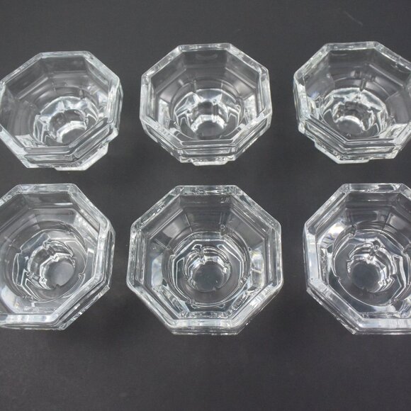 6 Vintage Luminarc/Arcoroc "Octime" Candle Holders - Picture 1 of 10